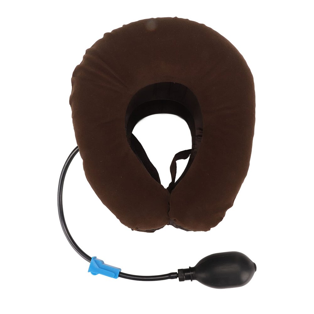 FOOJO Inflatable Neck Traction Device,Neck Support, Traction Device, Inflatable Reduce Pressure Cervical Stretching Corrective Device