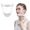 FOOJO Adjustable Cervical Collar Sleeve Neck Hump Corrector Neck Brace for Neck Pain and Support Relieves Pressure in Spine Improving Forward Head Posture Improve Neck Lines (White) view 1