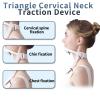 FOOJO Adjustable Cervical Collar Sleeve Neck Hump Corrector Neck Brace for Neck Pain and Support Relieves Pressure in Spine Improving Forward Head Posture Improve Neck Lines (White) view 2