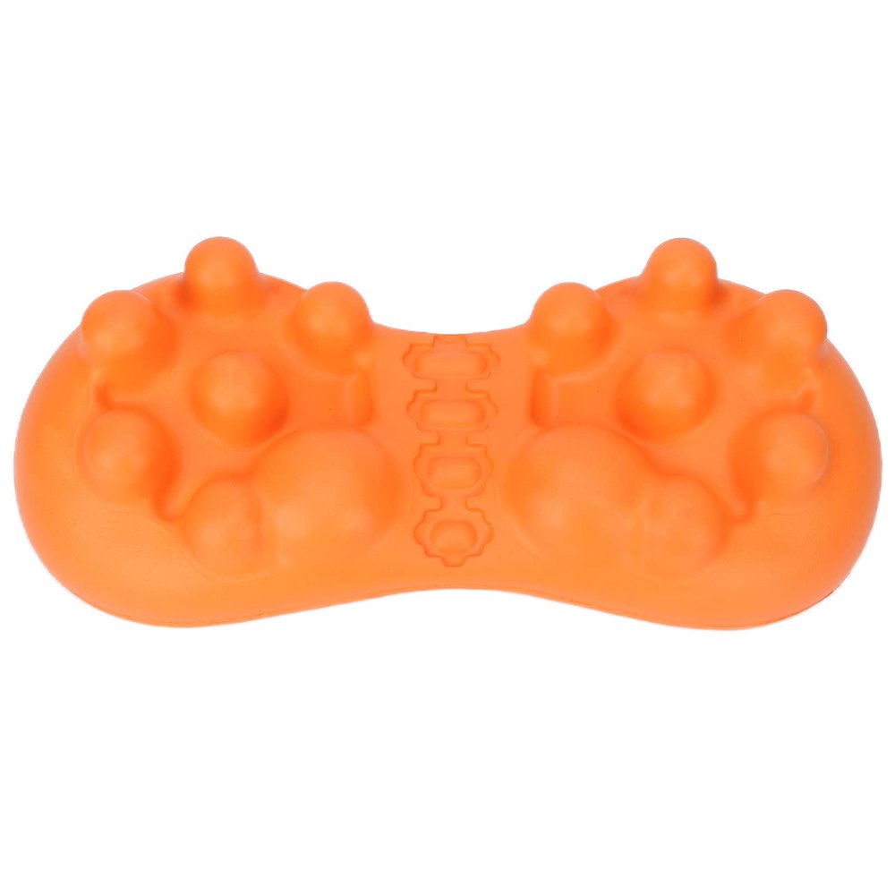 FOOJO Acupressure Neck Pain Relief Cushion, Professional Cervical Spine Massage Pillow, Cervical Traction Cushion & Pressure Point Device for Relieves Neck Pain and Shoulder Pain, Orange