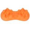 FOOJO Acupressure Neck Pain Relief Cushion, Professional Cervical Spine Massage Pillow, Cervical Traction Cushion & Pressure Point Device for Relieves Neck Pain and Shoulder Pain, Orange view 1