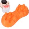 FOOJO Acupressure Neck Pain Relief Cushion, Professional Cervical Spine Massage Pillow, Cervical Traction Cushion & Pressure Point Device for Relieves Neck Pain and Shoulder Pain, Orange view 4