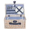 2 x Blue & White Gingham 2 Person Fitted Hamper view 3