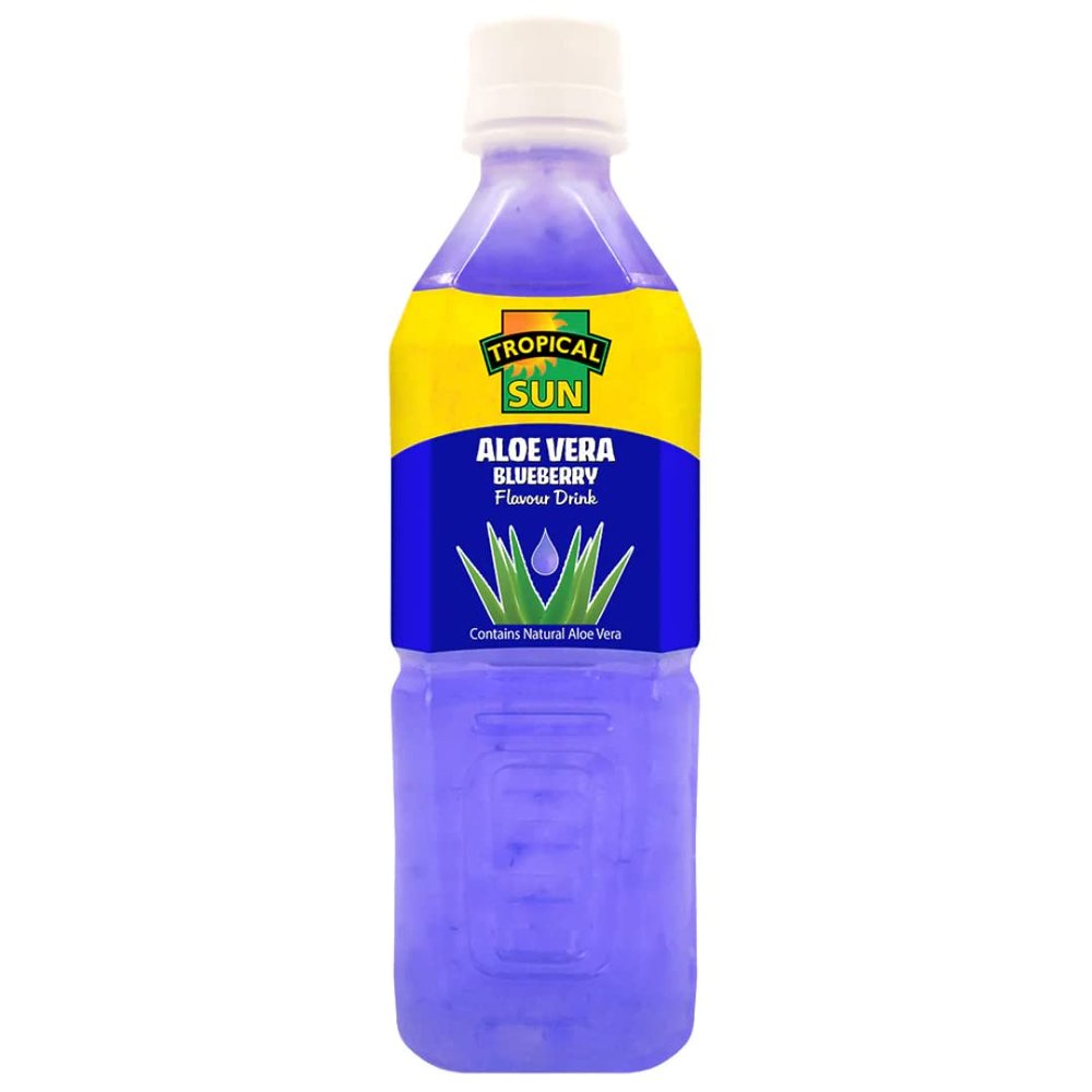 2 x Tropical Sun Aloe Vera Blueberry 6 x 1.5 Ltr