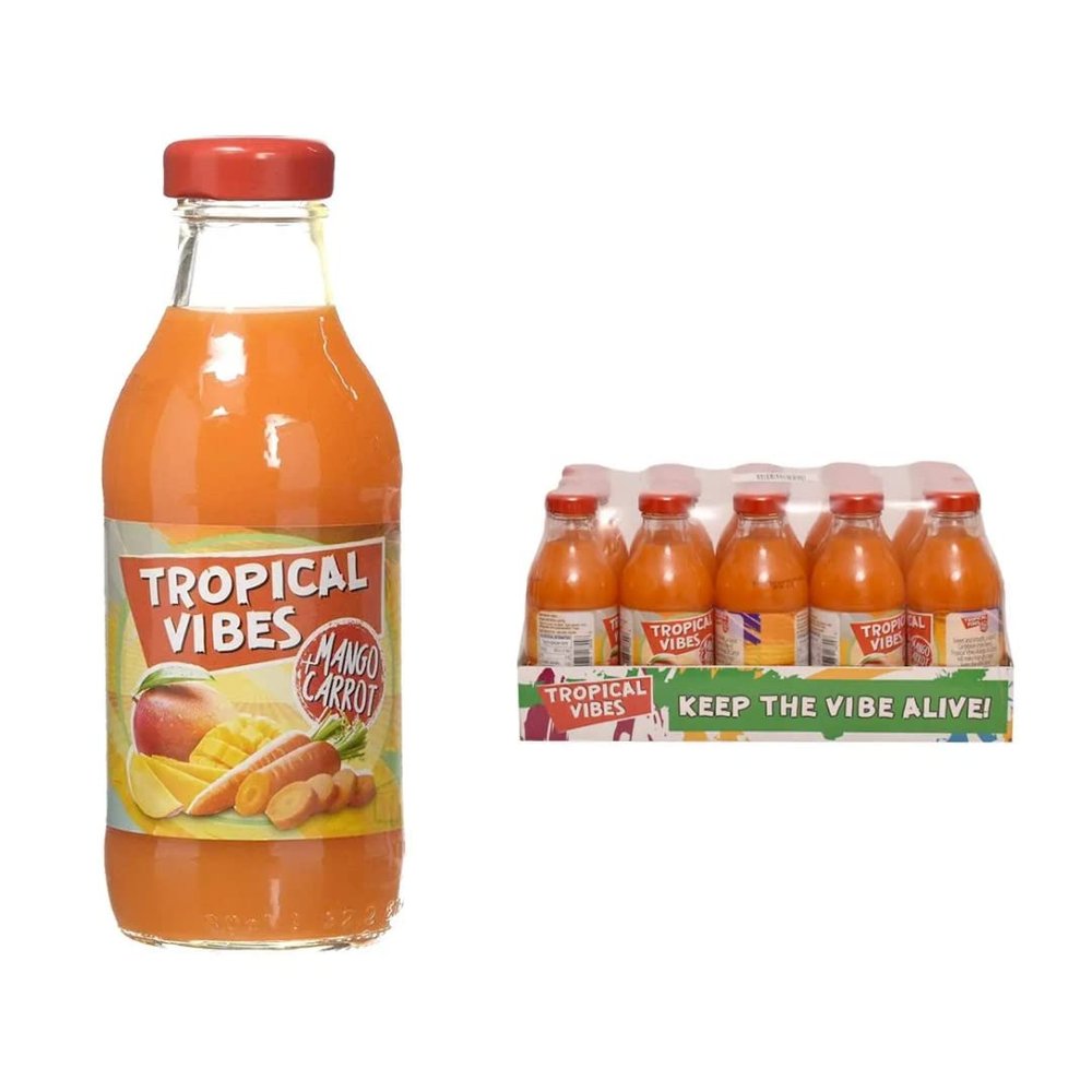 2 x Tropical Vibes Mango Carrot Mega 12 x 532ml