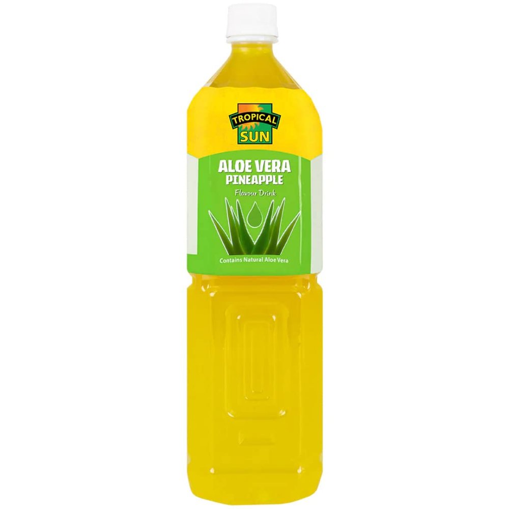 2 x Tropical Sun Aloe Vera Pineapple 6 x 1.5Ltr