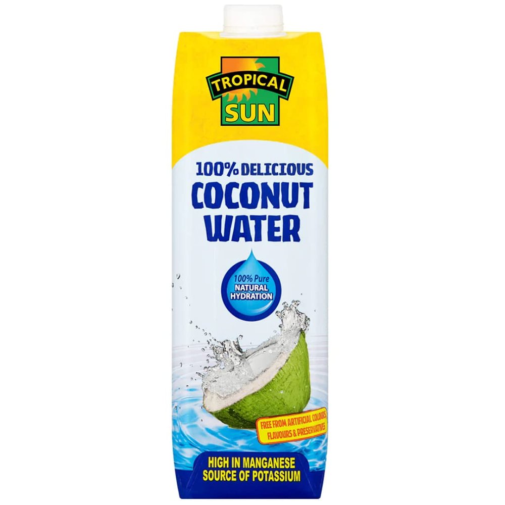 2 x Tropical Sun 100% Delicious Coconut Water 6 x 1L