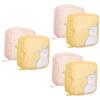 GLEAVI 6pcs Sanitary Napkin Storage Organizer Bag Washable Period Pouch for Feminine Products Large Handles for Tampon Organizer and Sanitary Pad Pouch view 1
