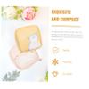 GLEAVI 6pcs Sanitary Napkin Storage Organizer Bag Washable Period Pouch for Feminine Products Large Handles for Tampon Organizer and Sanitary Pad Pouch view 2