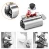 2 Pieces Toothpaste Squeezer, Stainless Steel Tube Squeezer Rolling Toothpaste Dispenser, Toothpaste Roller Squeezer Saves Toothpaste and Creams, Toothpaste Holder for Bathroom view 3
