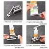 2 Pieces Toothpaste Squeezer, Stainless Steel Tube Squeezer Rolling Toothpaste Dispenser, Toothpaste Roller Squeezer Saves Toothpaste and Creams, Toothpaste Holder for Bathroom view 4