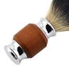Rfeeuubft 1Pcs Pure Hair Beard Brush Men's Shaving Brush with Wooden Handle Supply Various Hair Razors view 4