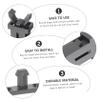 STOBAZA Replacement Trash Can Press Buckles with Plastic Lock Latches for Home Waste Bins, Practical and Convenient to Use, Featuring round Edges, Suitable for Hotels and Family Settings, view 4