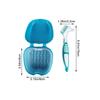 Wudaizhi Denture Bath Box Organizer Dental False Teeth Storage Box with Hanging Net Container Cleaning Teeth Cases Artificial Tooth Boxes view 4