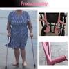 1 Pair Folding Forearm Crutches, Lightweight Aluminum Canes with Ergonomic Handles, Pink Walking Crutches for Women, Applicable Height 145-185cm (4'7''-6'0'') view 3