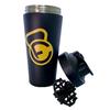 Choice Fitness Ltd Stainless Steel Metal Protein Shaker Bottle for Protein Mixes 700ml BPA Free Brushed Steel with Mixer Blend Ball - Easy Clean Up - Durable and Leakproof view 1