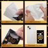Thenshop 100 Pack Graduation Pocket Tissues Congrats Grad Facial Tissues Small Size Individual Travel Tissue 3 Ply Paper Facial Tissues for Guests Travelling Celebrating Graduation Party (Black) view 2