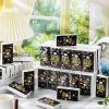 Thenshop 100 Pack Graduation Pocket Tissues Congrats Grad Facial Tissues Small Size Individual Travel Tissue 3 Ply Paper Facial Tissues for Guests Travelling Celebrating Graduation Party (Black) view 4