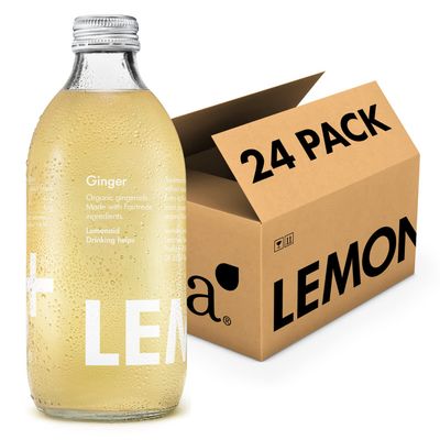 Lemonaid Sparkling Soft Drink: Ginger and Lemon - 24 x 330ml