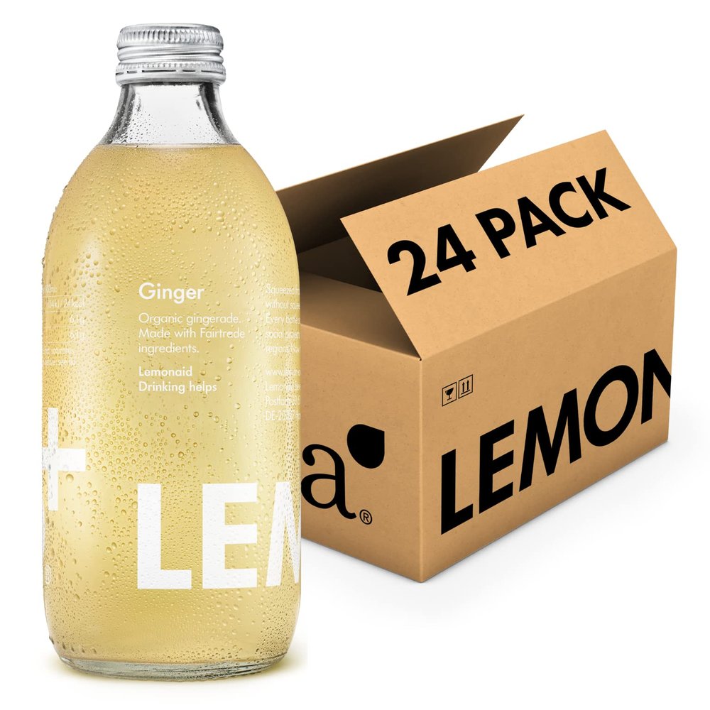 Lemonaid Sparkling Soft Drink: Ginger and Lemon - 24 x 330ml