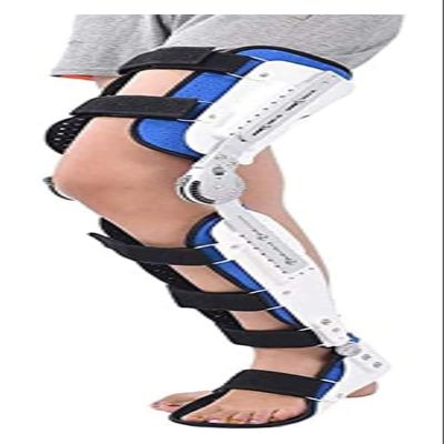 Adjustable Leg Stabilizer Full Leg Stabilizer Knee Orthosis Splint Hinged Knee Foot Ankle Support Brace Knee Support Orthosis Immobilize 22.7.27 (Color : Left)