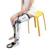 Hinged Knee Foot Support Brace, Breathable Adjustable Knee Ankle Orthopedic Support Stabilizer Full Leg Stabilizer Knee Orthosis Splint view 2
