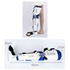 Hinged Knee Foot Support Brace, Breathable Adjustable Knee Ankle Orthopedic Support Stabilizer Full Leg Stabilizer Knee Orthosis Splint view 4