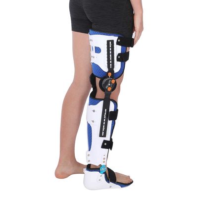 Ankle Foot Fixed Bracket,Knee Ankle Foot Orthosis,Knee Joint Corrector,Achilles Tendon Surgery Ankle Joint Postoperative Care Brace Height and Width Adjustable