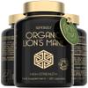 Organic Lions Mane Supplement - 1800mg Lion's Mane Capsules High Strength - Certified Organic by The Soil Association - 30 Capsules - 100% Lion Mane Mushroom Fruiting Bodies Extract - Made in The UK view 1