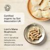 Organic Lions Mane Supplement - 1800mg Lion's Mane Capsules High Strength - Certified Organic by The Soil Association - 30 Capsules - 100% Lion Mane Mushroom Fruiting Bodies Extract - Made in The UK view 4