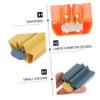 ULTECHNOVO Toothpaste Dispenser Manual Squeezer Clip 4pcs Plastic Toothpaste Squeezing Tool for Bathroom Use Saving White Blue Yellow Orange view 3