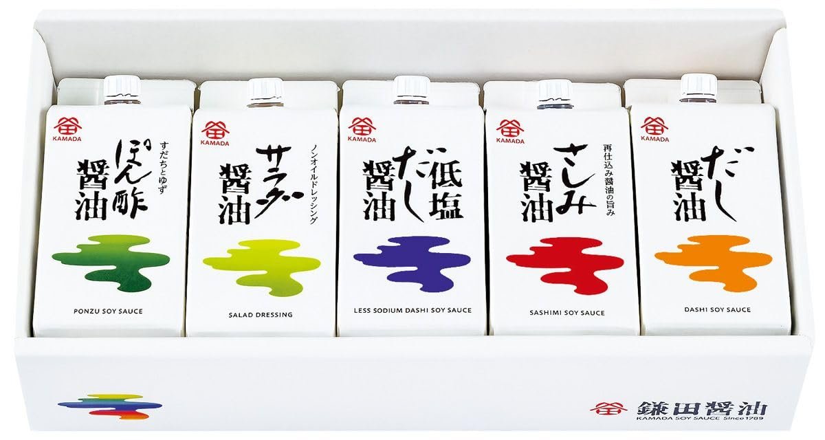 Kamada Goshiki Soy Sauce 200ml 5 carton set