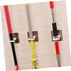 Cabilock 4pcs Wall Broom Mop Organizer Broom Hooks for Wall Mop Hanger for Kitchen and Bathroom Storage view 2