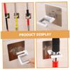 Cabilock 4pcs Wall Broom Mop Organizer Broom Hooks for Wall Mop Hanger for Kitchen and Bathroom Storage view 4