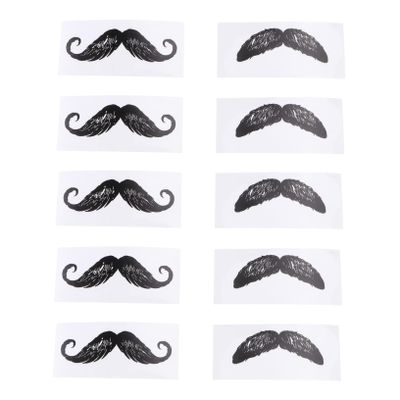 Beatifufu 30pcs Hair Removing Stickers for Beard Styling Mustache Protector Protective Stickers Depilation Accessories for Men