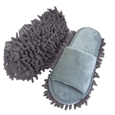 1 Pair Microfiber Dust Mop Slippers Lazy Quick Cleaning Slipper Cleaning Home Z7F9 Floor Shoes Bathroom Tools Cleanning Was Home