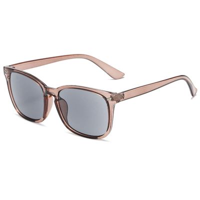 KOOSUFA Classic Reading Sunglasses Blue Light Blocking Sun Readers Eyeglasses UV400 Protection UV Resistant Outdoor Eyewear for Men Women Transparent Dark Tea 2.0
