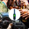 Breadom Expiratory analyzer, alcohol tester, blue portable alcohol expiratory tester with LED display, digital fast, high-precision alcohol detector, expiratory contactless view 2