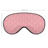 Cute Rabbit Pattern Weighted Eye Mask Sleep Blindfold Adjustable Head Straps Eye Cover view 2