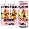 Rockstar Refresh Energy Drink Strawberry & Lime, 12 x 500ml cans view 1