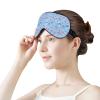Ballet Girl and Flower Pattern Weighted Eye Mask Sleep Blindfold Adjustable Head Straps Eye Cover view 3