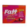 Fatt Keto Nut Bars - (Apple & Cinnamon, 4 Pack) - 2g Carbs - 100% Natural, Low-Carb, Gluten Free Clean Keto Snack Bars with Super Fats - High Fibre, Low Sugar, Sweetener Free & Vegan - Aka Fattbar view 1