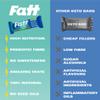 Fatt Keto Nut Bars - (Coconut & Macadamia, 4 count) - 3g Carbs - 100% Natural, Low-Carb, Gluten Free Clean Keto Snack Bars with Super Fats - High Fibre, Low Sugar, Sweetener Free & Vegan - Aka Fattbar view 3