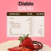 Diablo No Added Sugar White Chocolate with Strawberry  No Added Sugar Chocolate Bar Sweetened with Stevia, Gluten Free, Ideal for Any Occasion, Birthdays, Valentines, or Gift Hampers, 75g (Pack of 2) view 2