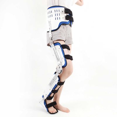 Hinged Knee Braceknee Joint Fixation Bracket Adjustable Hip, Knee, Ankle And Foot Orthosis Support Joint Stabilizer