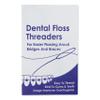 Floss Threaders x 50 ~ Dental Floss Holders for Cleaning Between Orthodontic Braces & Bridges view 2
