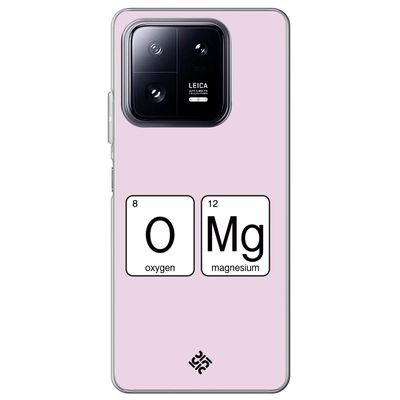 Movilshop Case for [Xiaomi 13 Pro] Cool Phrases [Oxygen + Magnesium  GMO] Flexible Transparent Silicone Case Cover Gel for Smartphone.