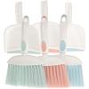 Zerodeko 3 Sets Cleaning Kit Mini Broom and Dustpan Indoor Broom Dustpan Brush for Home Use Cleaning Brush for Tidy Living view 1