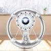 Analog Bathroom Scale/Mechanical Weight Scale,Sturdy Tempered Glass Platform, Analog dial, Easy to Read,The Error can be Adjusted, 120kg Capacity Suitable for Home, Schools, Medical Institutions ( Si view 2