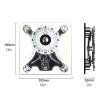 Analog Bathroom Scale/Mechanical Weight Scale,Sturdy Tempered Glass Platform, Analog dial, Easy to Read,The Error can be Adjusted, 120kg Capacity Suitable for Home, Schools, Medical Institutions ( Si view 4